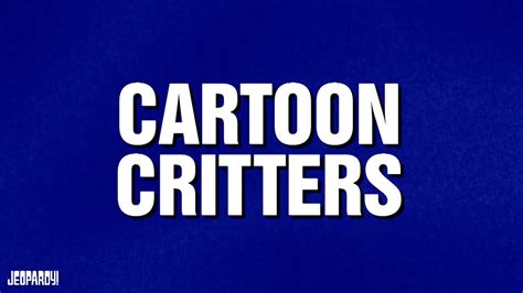 cartoonhd jeopardy!|Cartoon Critters .